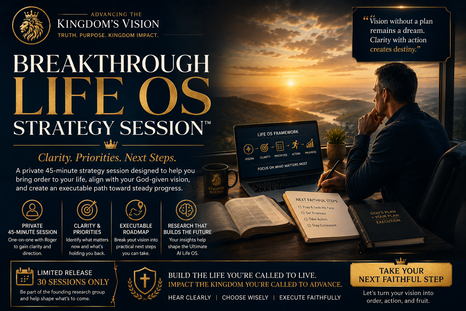 Breakthrough Life OS Strategy Session — private 45-minute session for clarity, priorities, and next steps