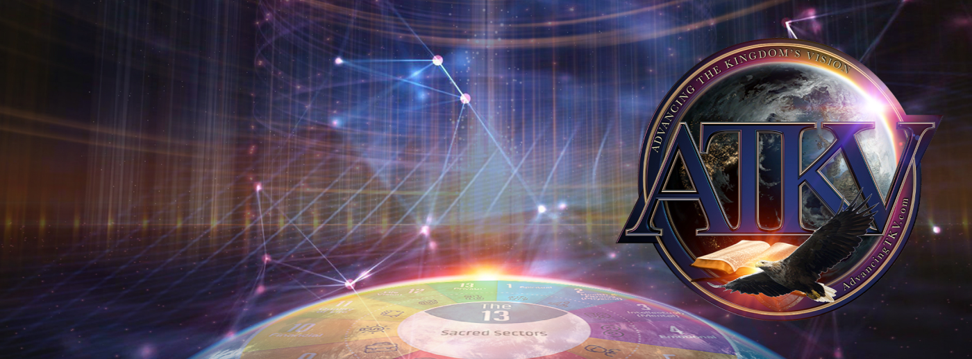 ATKV cosmic banner with the 13 Sacred Sectors